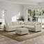 Canapé modulaire avec repose-pieds en L pour canapé-lit de 95,4 po Otina-1676832750