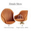 Velvet Swivel Accent Chair-1825405945