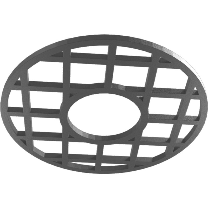 Médaillon de plafond percé en PVC de qualité architecturale 22 po x P 8 po x P 3/4 po O'Neal, H 16 po x l 16 po x P 0,5 po