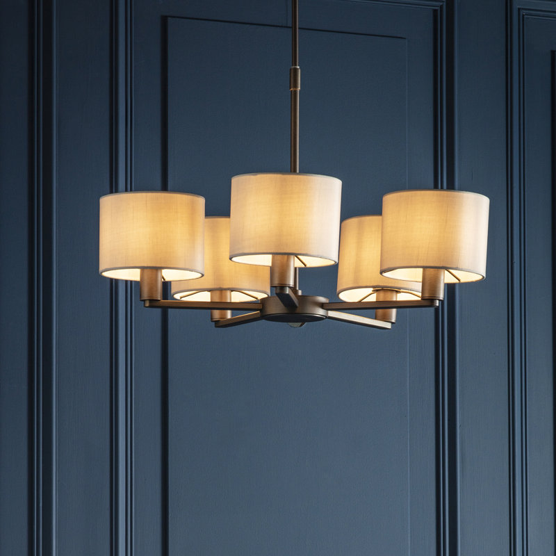 Katrina 5 - Light Shaded Chandelier