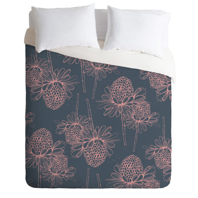 Polyester Floral Duvet Cover