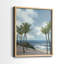 Impression encadrée Coastal Palm Tree I-Premium - prêt à être accroché - aucun clou requis - aucun clou requis-1019504452-1019504453