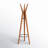 Chelse Solid Wood Freestanding 3 - Hook Coat Rack