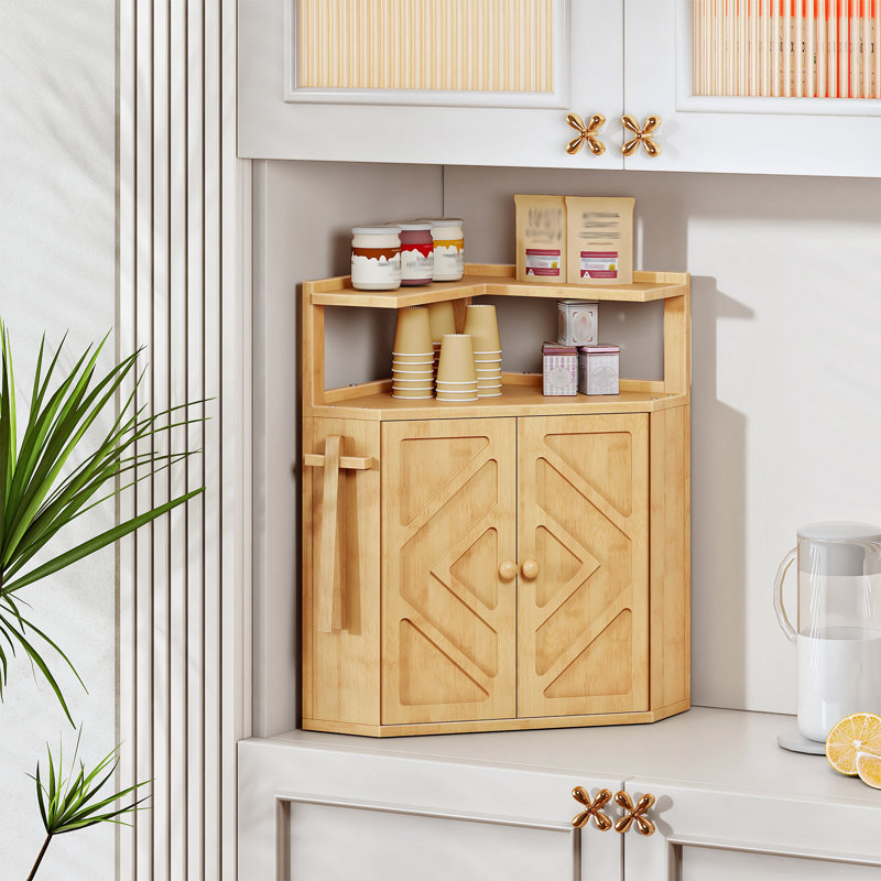 Bamboo Bread Box with Removable Shelf and Clip Holder