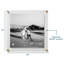 Cadre photo flottant en acrylique transparent transparent de qualité UV - Doré-126061602-126061604