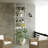 Over-the-Toilet Organizer with Adjustable 4-Tier Shelves and Tension Rod