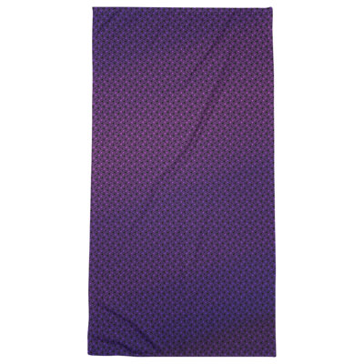 Serviette de bain hexagonale classique en treillis