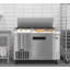 Réfrigérateur commercial 50 po à une porte pour préparation de pizza en acier inoxydable (km-RPPS-1DSS)