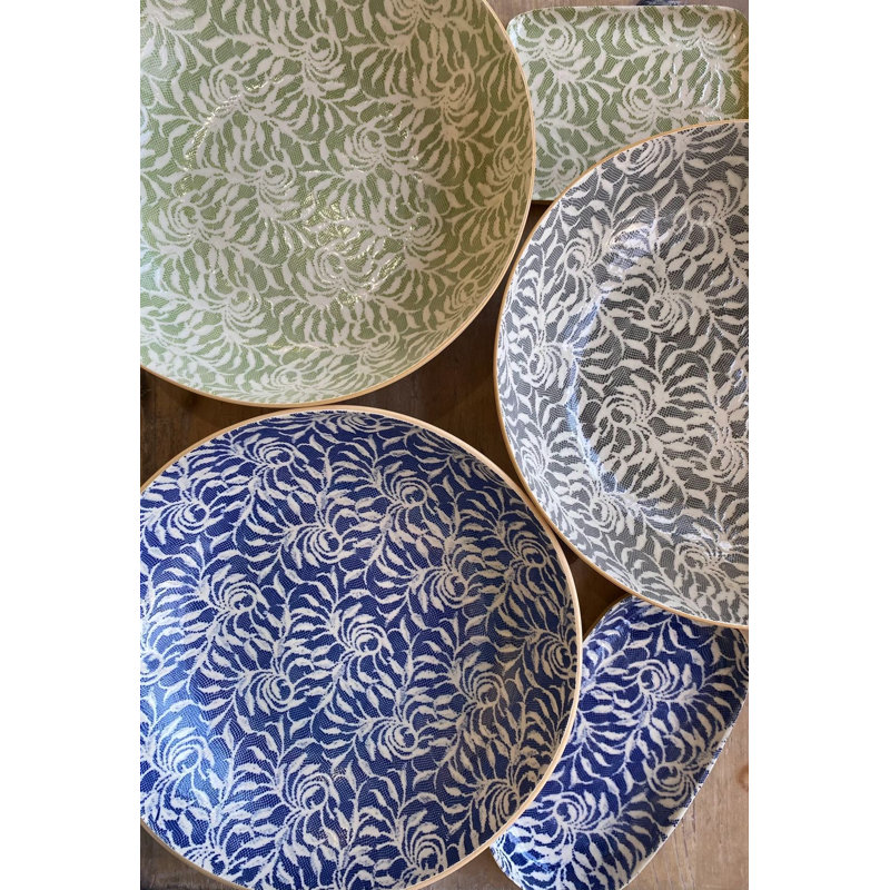 Cobalt Stoneware Serving Bowl