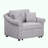 Chenille Convertible Sleeper Sofa-1202535483