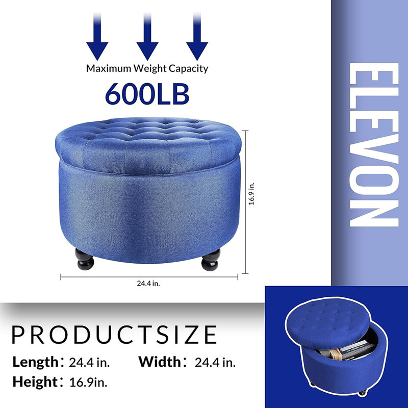 tabouret de pieds, Bleu marine