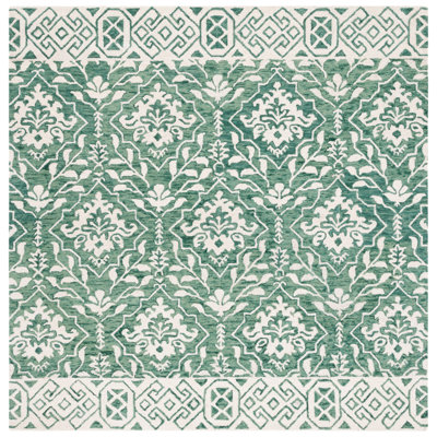 Evangely Hand Tufted Wool Damask Rug