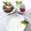 , 16 pièces, ensemble de vaisselle carré en porcelaine blanche Back To Basics Gibson Home