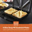 2 Slice Sandwich Maker, Automatic Temperature Control