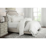 Cherry Hill Linen Duvet Set - White