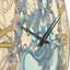 Horloge murale Blue Yogini Elegant Grace Elevating Spirit I-93381867