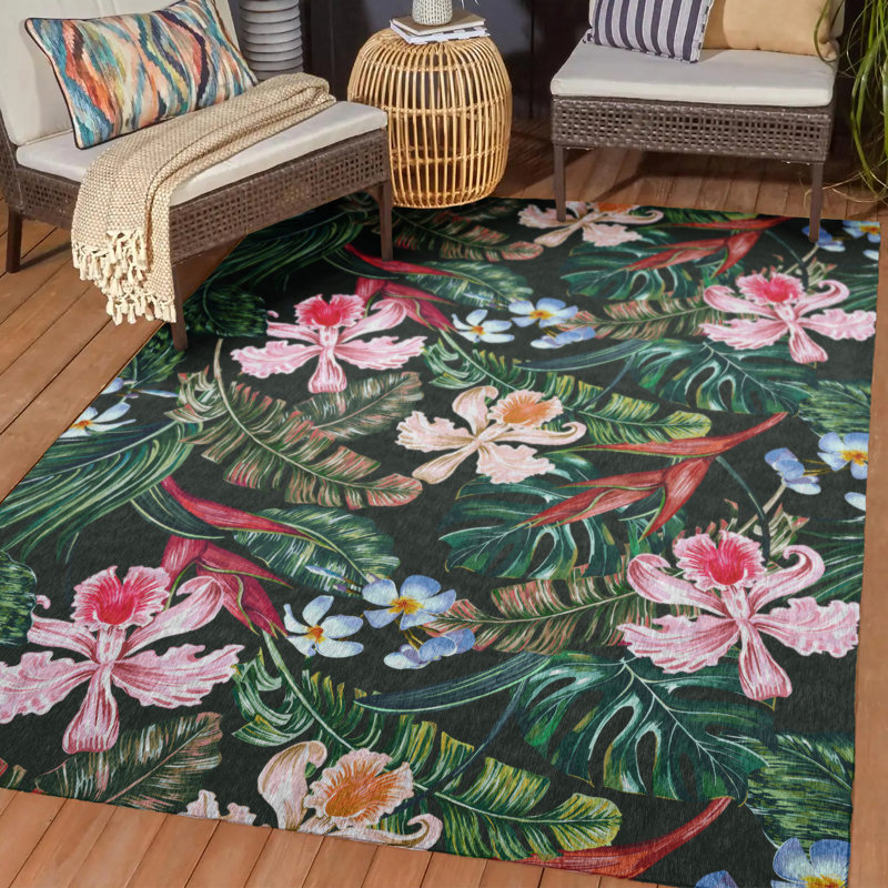 Tapis intérieur / extérieur Braggs, Rectangle de 10 pi x 14 pi