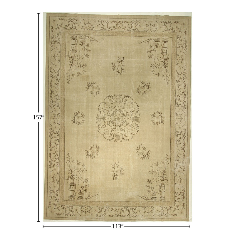 Rectangle 9'5'' X 13'1'' Area Rug