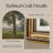 Vintage Riverside Landscape Classic Country Oil Painting Artwork - Gold Framed Wall Art Canvas Print