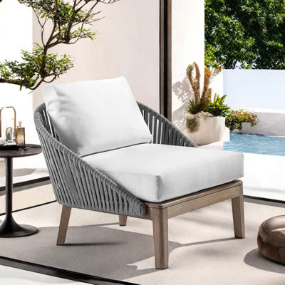 Chaise longue sans accoudoirs pour l'extérieur