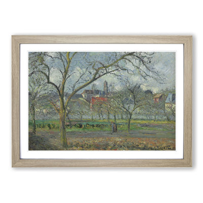 Laumone in Winter by Camille Pissarro - Picture Frame Painting