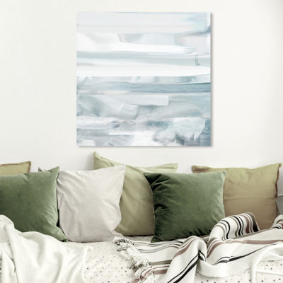 « misty beach », impression sur toile