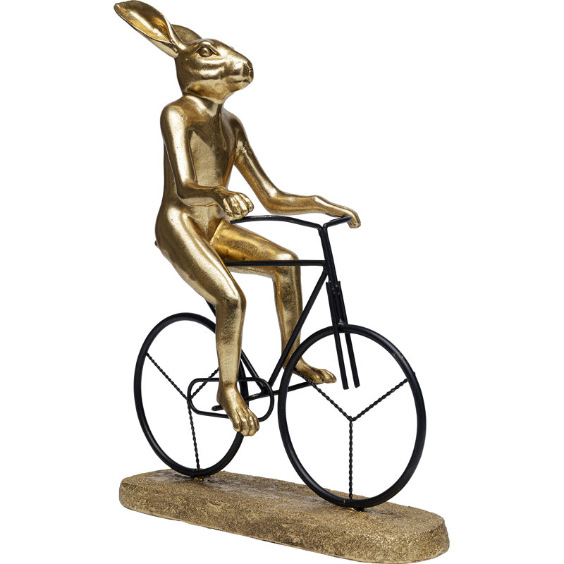 Deco Object Cyclist Rabbit 39cm