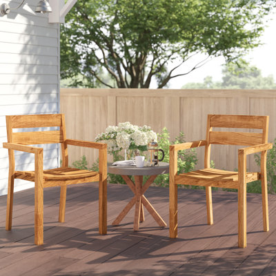 Morones Outdoor Dining Armchair in Solid Reclaimed Teak