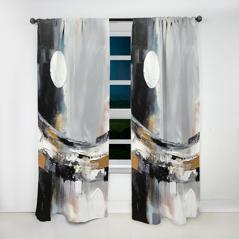 Exploration de Boho Volume IV - Rideau en velours moderne - obscurcissant - 1 panneau, 52" W x 63" L