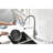 Stainless Steel Touch Faucet With Pull Down Spray - 360-Degree Reach, Corrosion Build Kitchen And Nozzle Rotation,-1882689522