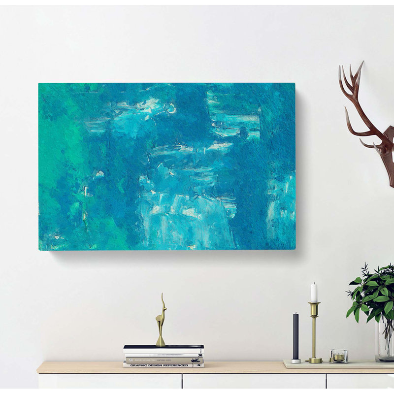 Abstract Art Painting Vol.313 - Wrapped Canvas, 35cm H x 50cm W x 3cm D