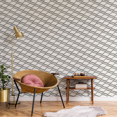 Dashaan 10.05m x 53cm Textured Matte Paste the Wall Wallpaper Roll