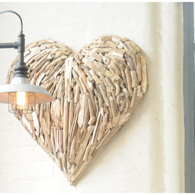 Handmade Abstract Wall Decor on Solid Wood