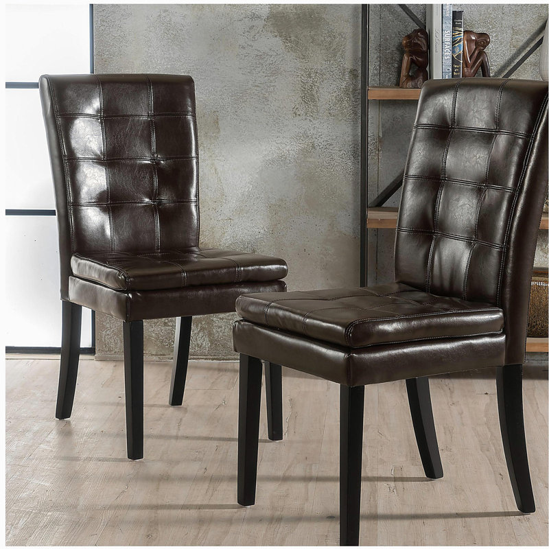 High-back 2-piece dining table and chair set