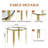 37"Modern Glass Dining Table Set, Irregular Stainless Steel Table Legs And Velvet Tufted Backrest Chairs-1528450109