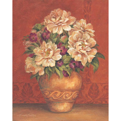Astoria Grand Gladding, Pamela Gallery Wrapped Canvas Art Titled: Tuscan Peonies