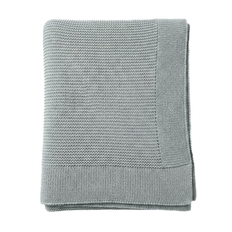 Harbor Knit Throw, Tea Green