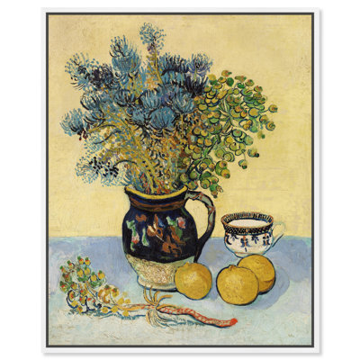 Impression sur toile «Van Gogh - Nature morte nature morte» par Oliver Gal, Floral and Botanical