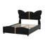 Lit plateforme tapissier avec tête et pied de lit en forme de papillon-2146114659-2146114670