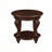 Solid Wood Round End Table with Shelf-1681853233-1681853237