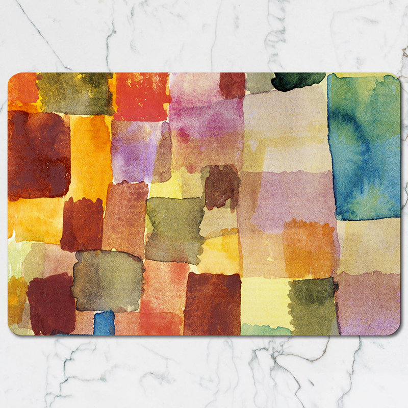 Abstract Cityscape Placemat And Coaster Set For Dining Table Decor