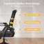 Computer Desk Office Chair with Flip-up Armrests-1710649919-1710649918