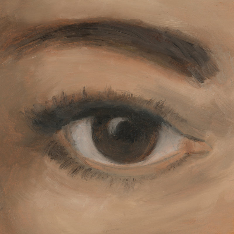 Tedmann Eye Study II by Ethan Harper - Wrapped Canvas Print, 30 cm H x 30 cm W