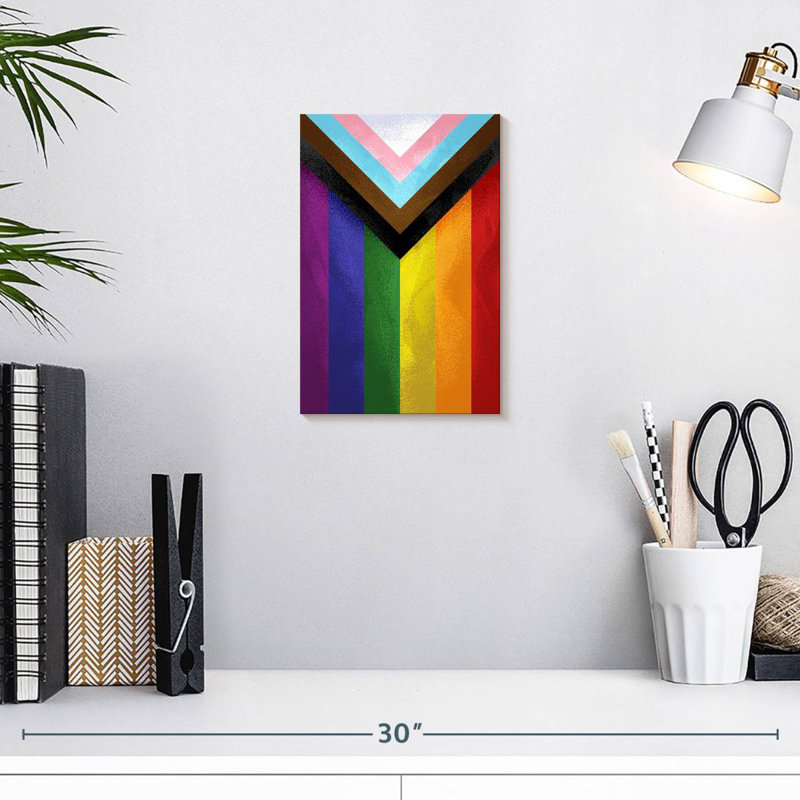 Khepri Modern Pride Flag, 12" H x 8" W