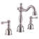 Opulence Widespread Bathroom Faucet with Drain Assembly