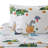 Marina Decoration Boys Toddlers Cute 600 Thread Count Home Bedding Bedroom Soft Bedsheet Deep Pocket Percale 3 Pieces Kids Printed Cotton Sheet Set, Cartoon Dinosaur Zoo Dino Pattern Twin/Single Size-673880813-673880815