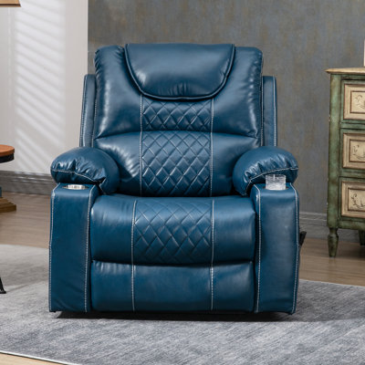 Fauteuil inclinable électrique surdimensionné de 38,2 po de largeur avec système de chauffage et de massage