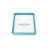 Orange Scallop Napkin Box with Insert