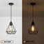 1 - Light Black Geometric Pendant-1605466577