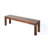 Wood 61.87" Bench  2  - Rustic Appeal, Heavy-duty Materials 2 Benches Classic Slat Design